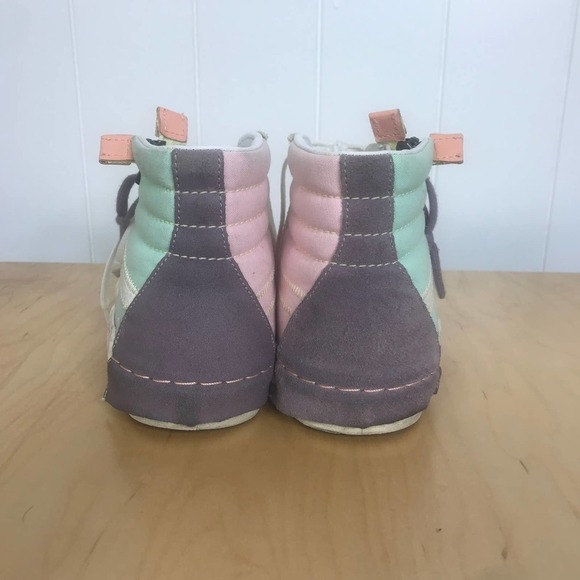 Vans Sk8-Hi Reissue CAP Pastel Multi-Color Block Shoes Unisex Side Zip - Picture 6 of 9